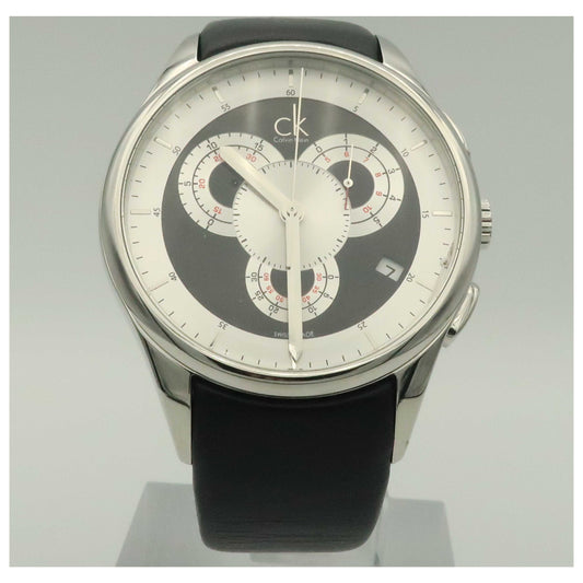 Front view of Calvin Klein Basic Men's Swiss Quartz (Battery-Powered) Watch K2A27102-PO