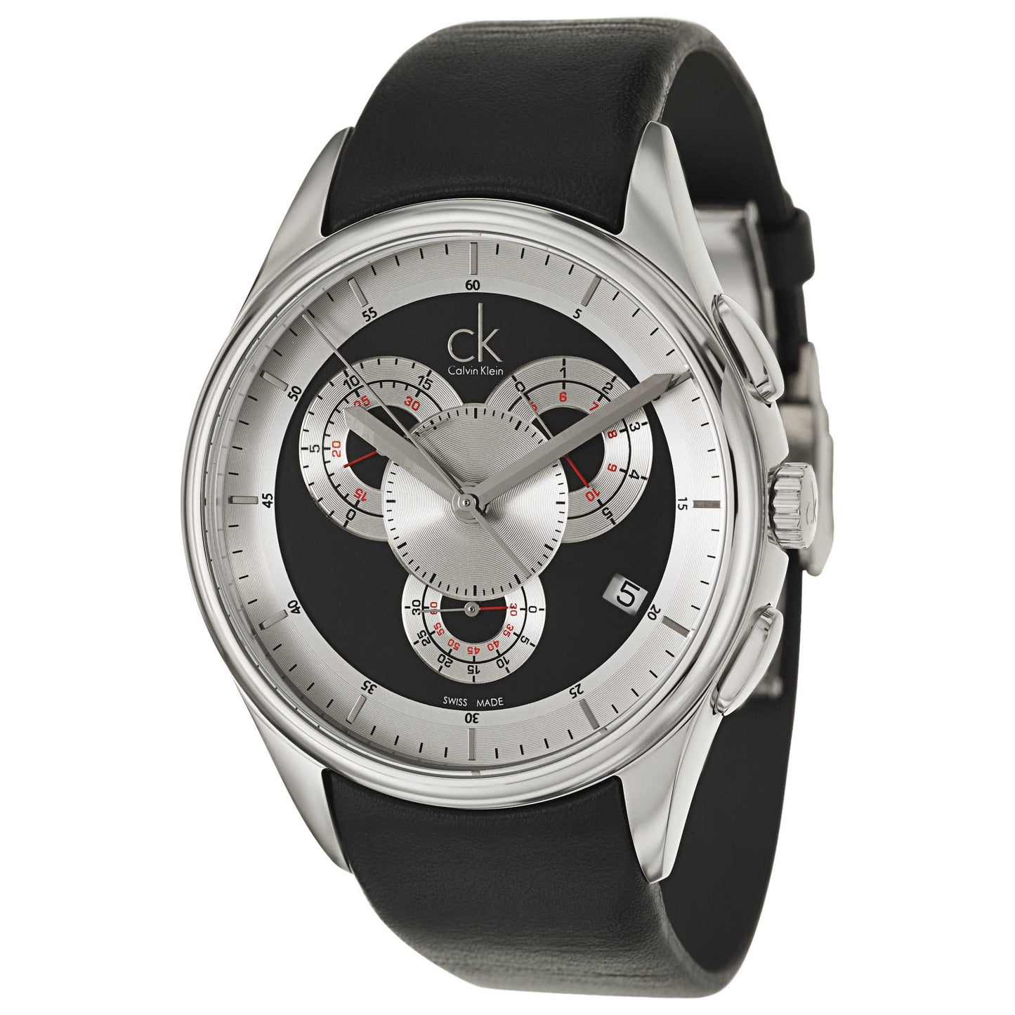 Front view of Calvin Klein Basic Men's Swiss Quartz (Battery-Powered) Watch K2A27102