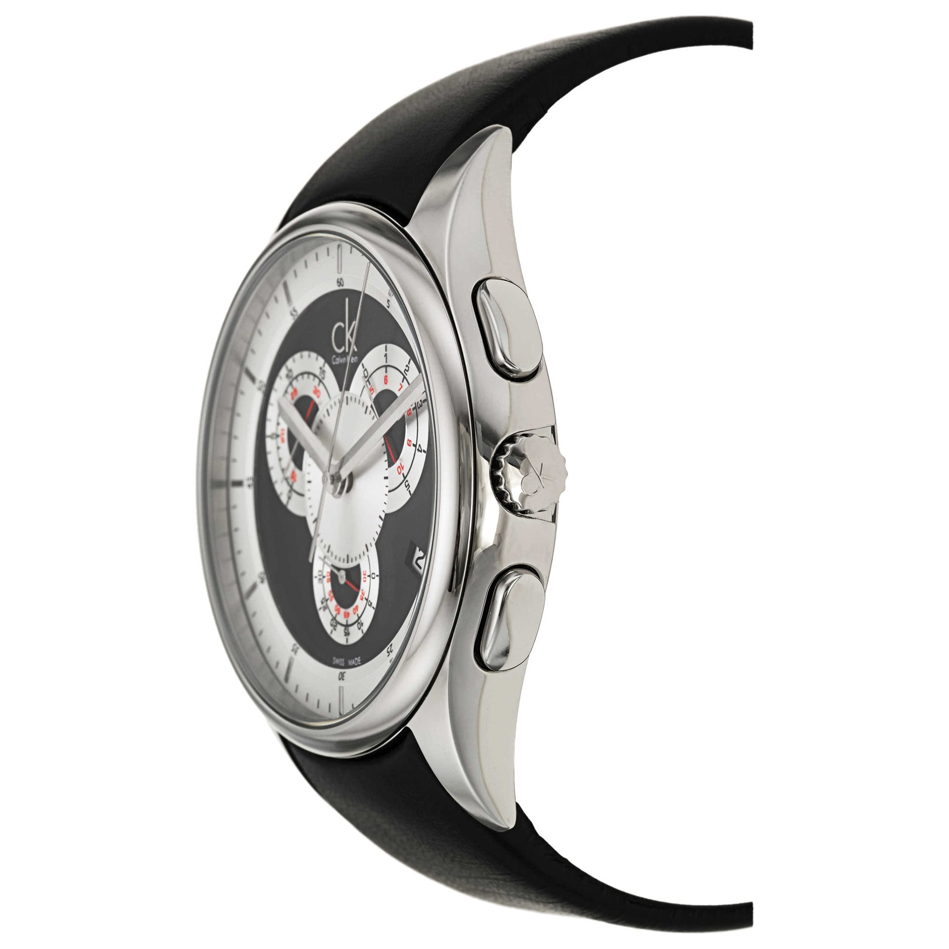 Calvin Klein Basic Men's Swiss Quartz (Battery-Powered) Watch K2A27102 - Image #4