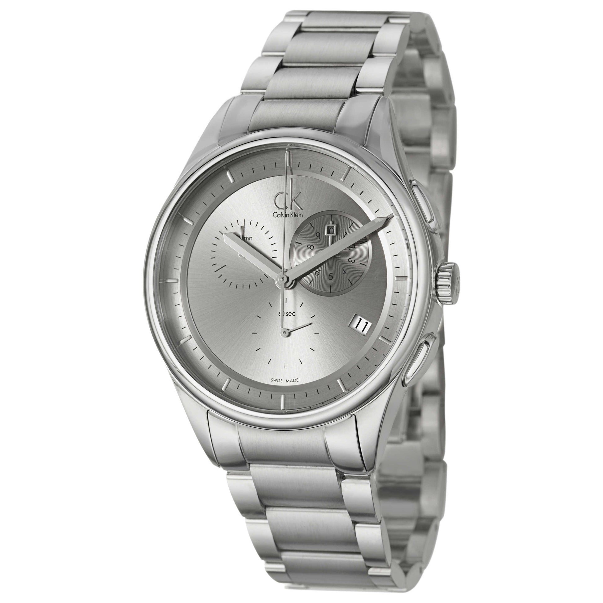 Front view of Calvin Klein Basic Men's Swiss Quartz (Battery-Powered) Watch K2A27126