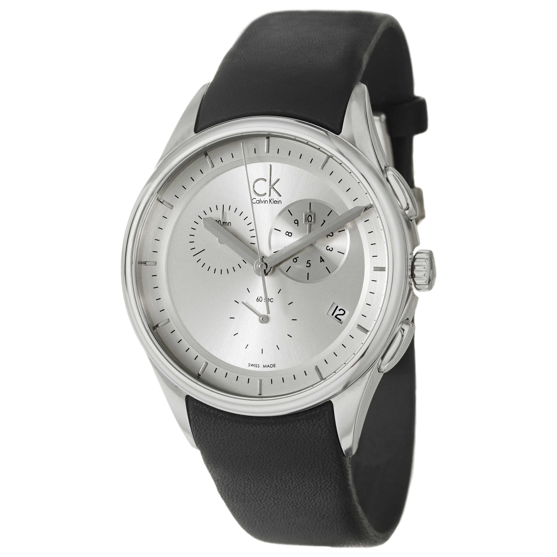 Front view of Calvin Klein Basic Men's Swiss Quartz (Battery-Powered) Watch K2A27138