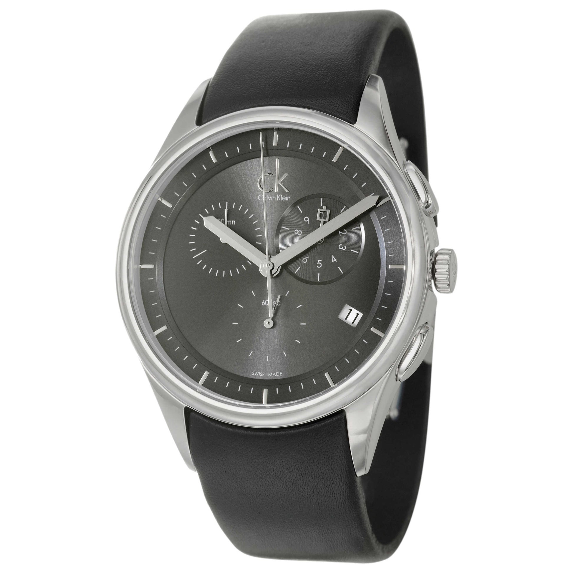 Front view of Calvin Klein Basic Men's Swiss Quartz (Battery-Powered) Watch K2A27161