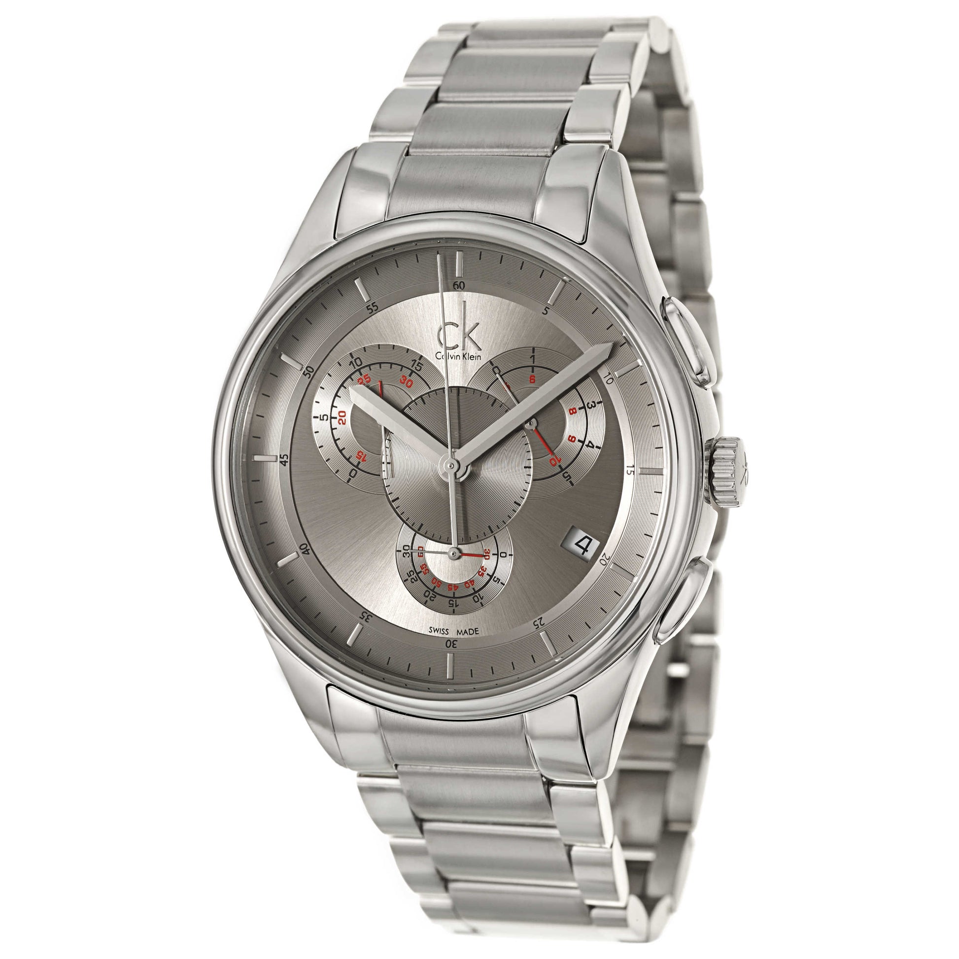 Front view of Calvin Klein Basic Men's Swiss Quartz (Battery-Powered) Watch K2A27193