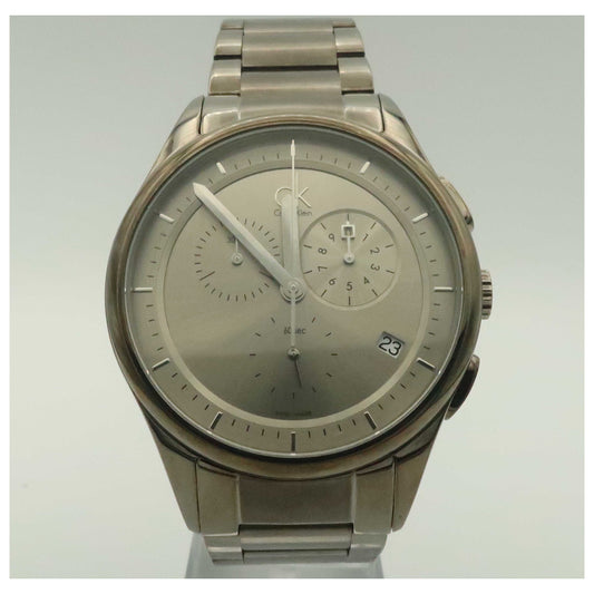 Front view of Calvin Klein Basic Men's Swiss Quartz (Battery-Powered) Watch K2A27920-PO