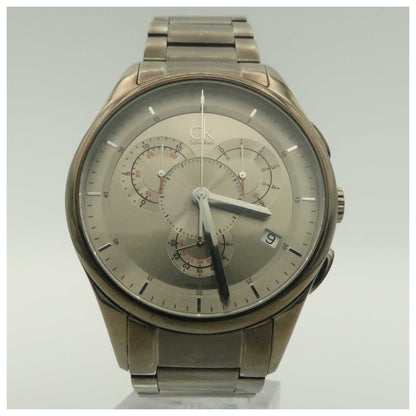 Front view of Calvin Klein Basic Men's Swiss Quartz (Battery-Powered) Watch K2A27926-PO