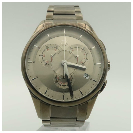 Front view of Calvin Klein Basic Men's Swiss Quartz (Battery-Powered) Watch K2A27926-PO