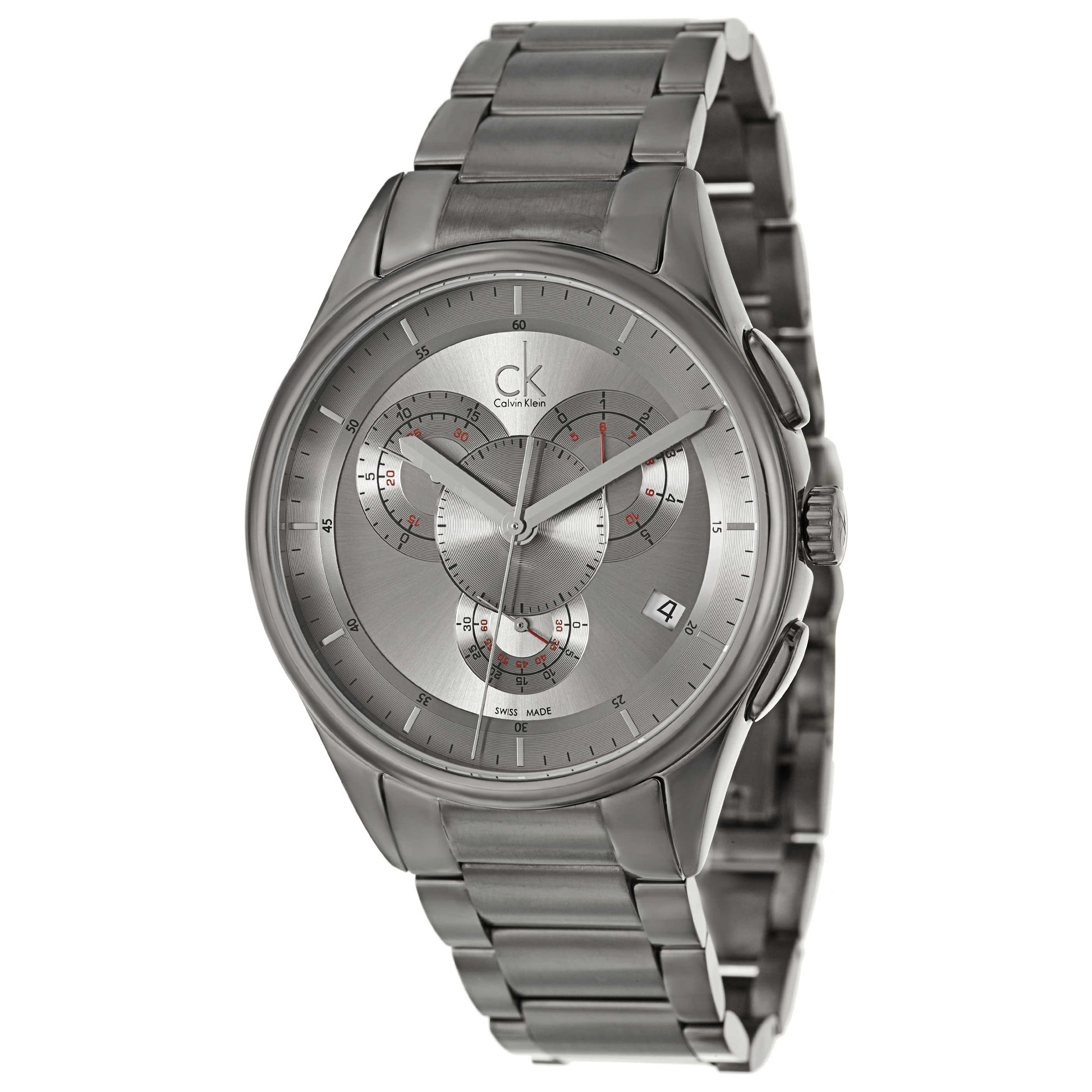 Front view of Calvin Klein Basic Men's Swiss Quartz (Battery-Powered) Watch K2A27926