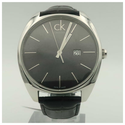 Front view of Calvin Klein Exchange Men's Swiss Quartz (Battery-Powered) Watch K2F21107-SD