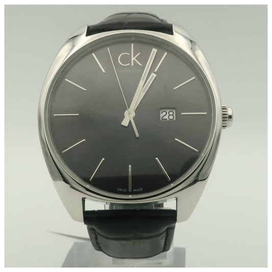 Front view of Calvin Klein Exchange Men's Swiss Quartz (Battery-Powered) Watch K2F21107-SD