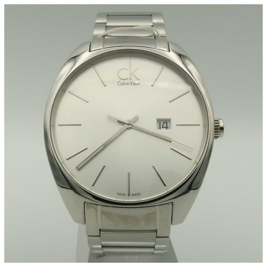 Front view of Calvin Klein Exchange Men's Swiss Quartz (Battery-Powered) Watch K2F21126-PO