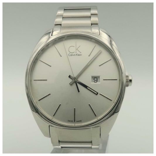 Front view of Calvin Klein Exchange Men's Swiss Quartz (Battery-Powered) Watch K2F21126-SD