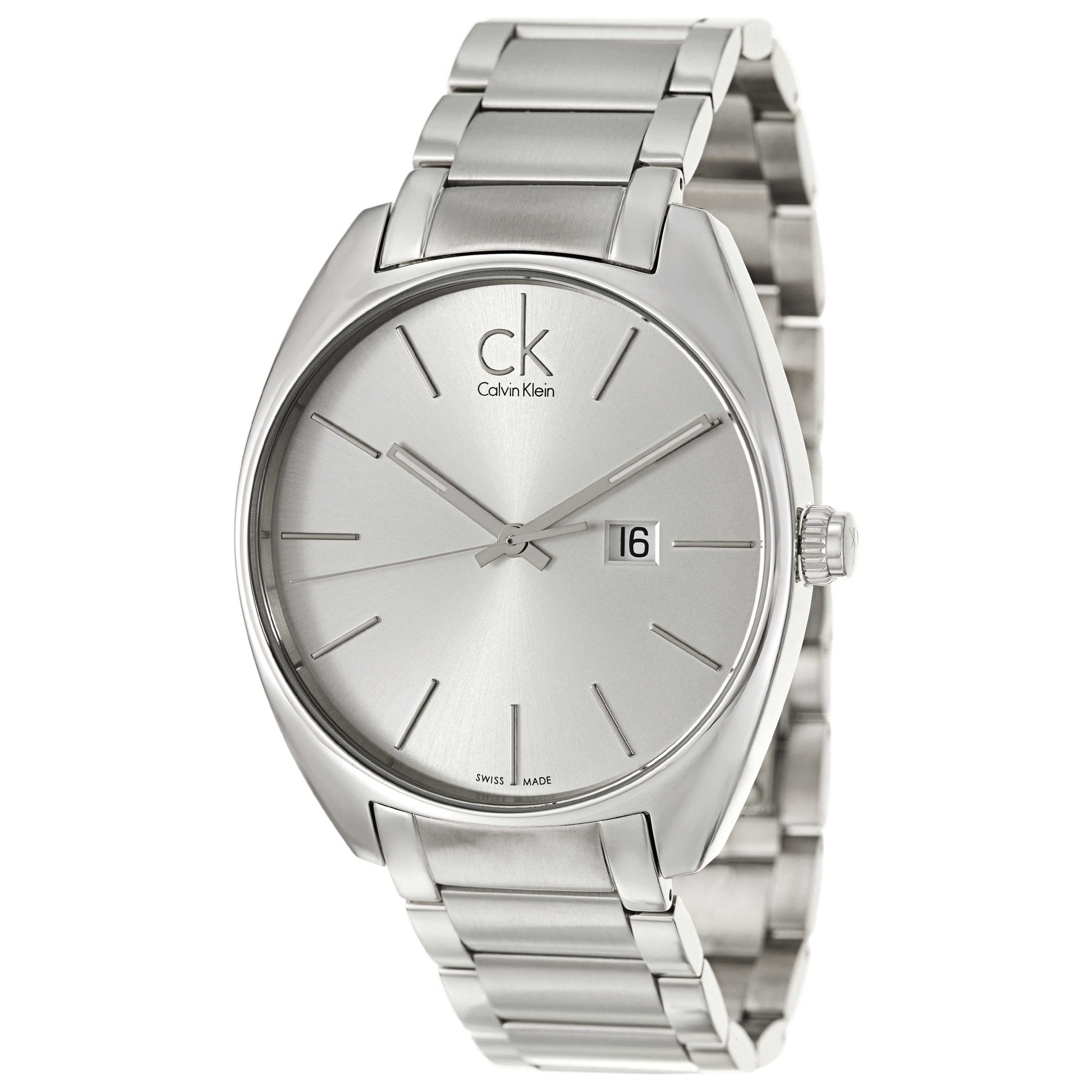 Front view of Calvin Klein Exchange Men's Swiss Quartz (Battery-Powered) Watch K2F21126