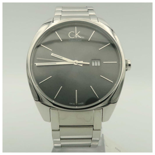 Front view of Calvin Klein Exchange Men's Swiss Quartz (Battery-Powered) Watch K2F21161-PO