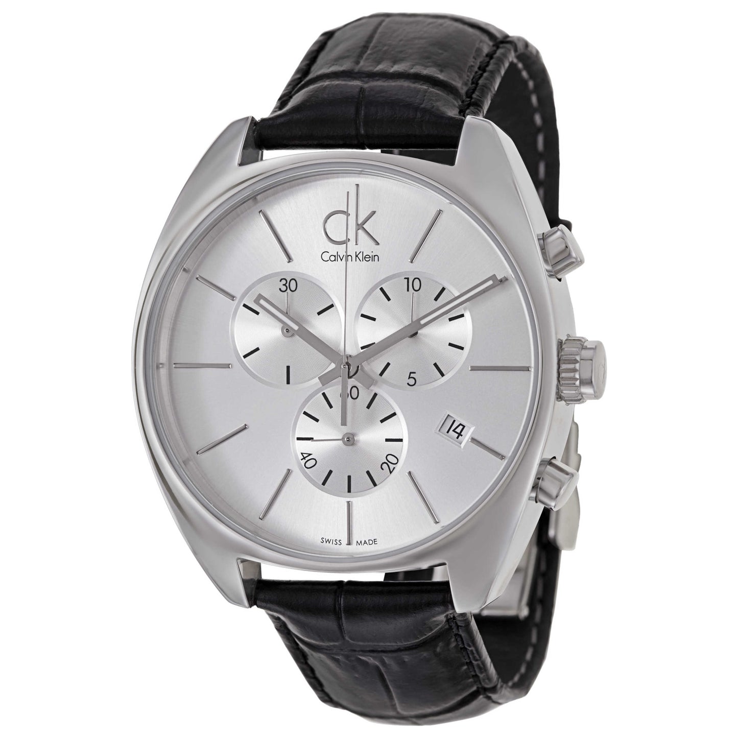Front view of Calvin Klein Exchange Men's Quartz Watch K2F27120