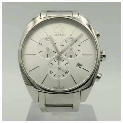 Front view of Calvin Klein Exchange Men's Swiss Quartz (Battery-Powered) Watch K2F27126-PO4