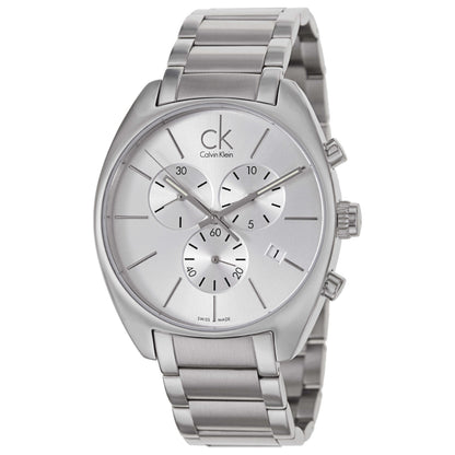 Front view of Calvin Klein Exchange Men's Swiss Quartz (Battery-Powered) Watch K2F27126