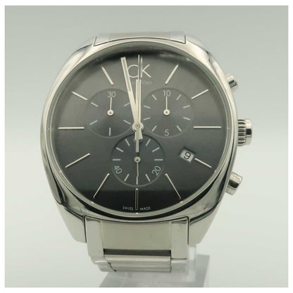 Front view of Calvin Klein Exchange Men's Swiss Quartz (Battery-Powered) Watch K2F27161-PO