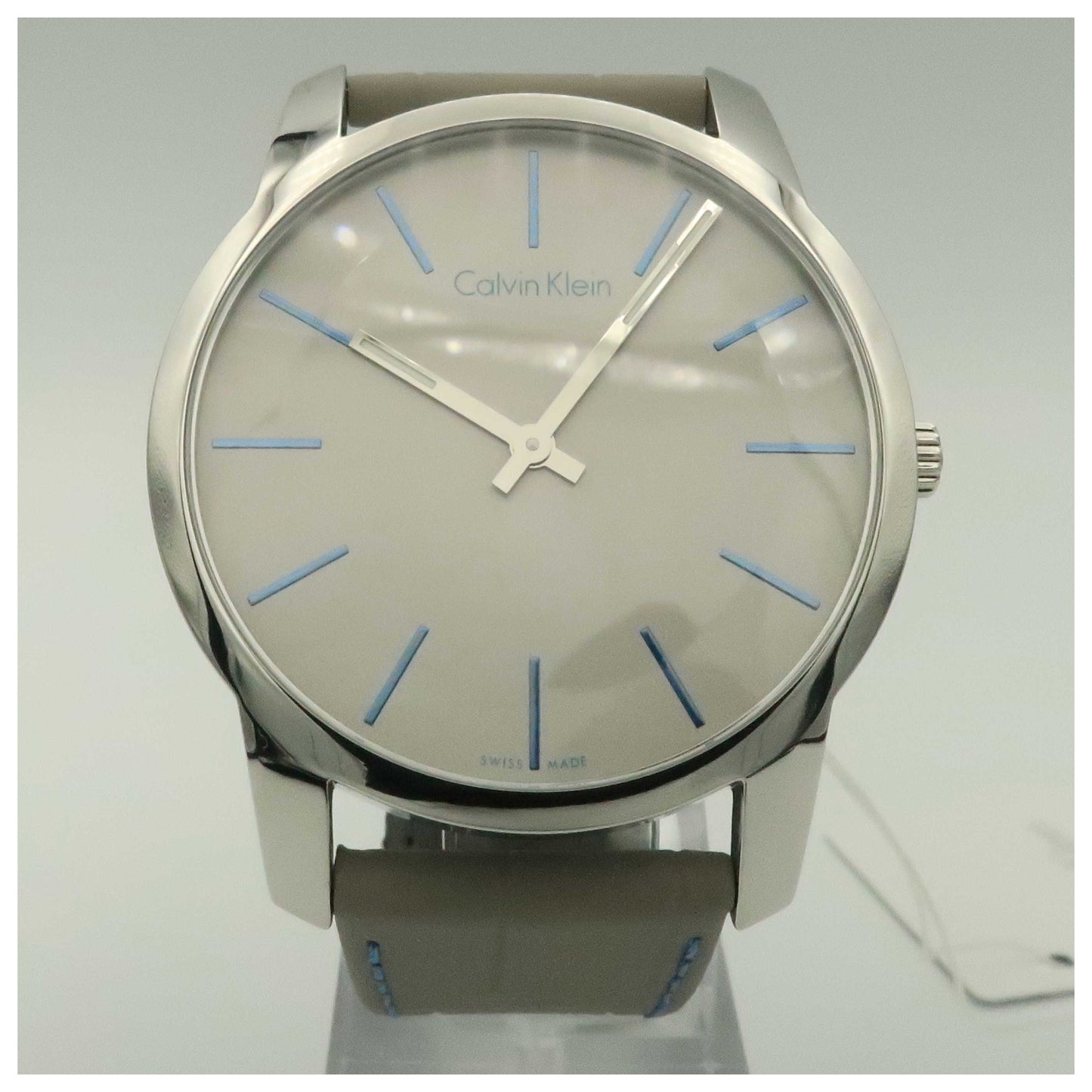 Front view of Calvin Klein City Men's Swiss Quartz (Battery-Powered) Watch K2G211Q4-PO