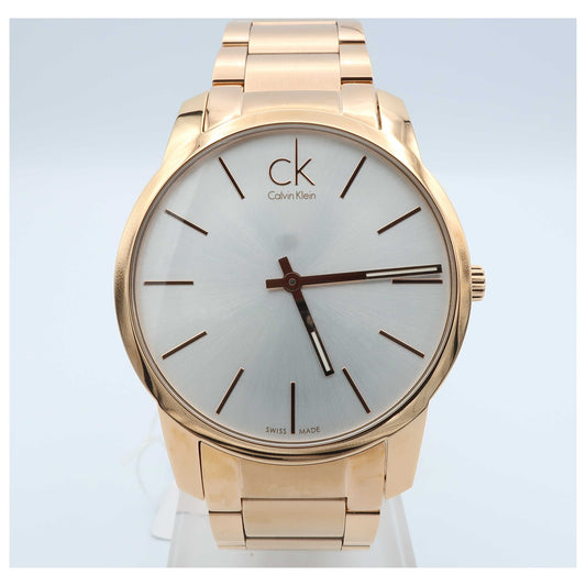 Front view of Calvin Klein Men's Swiss Quartz (Battery-Powered) Watch K2G21646-SDV