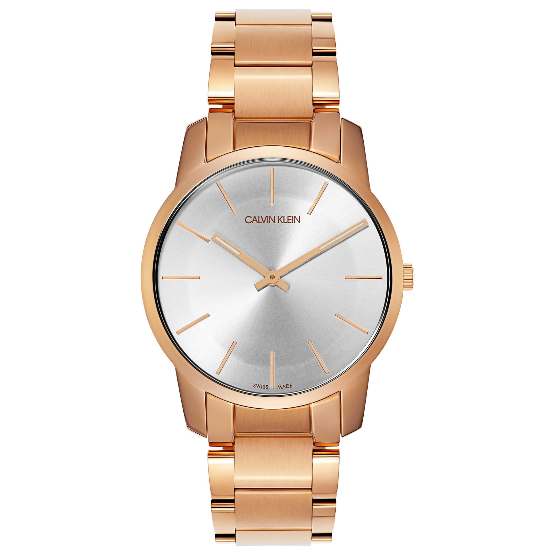 Front view of Calvin Klein City Men's Swiss Quartz (Battery-Powered) Watch K2G21646