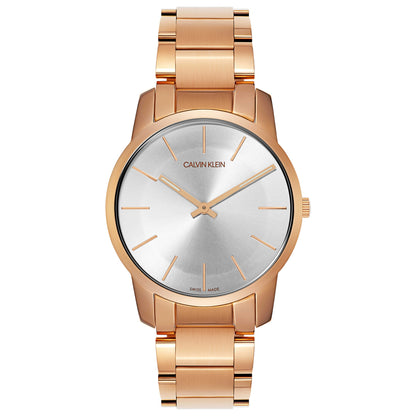 Front view of Calvin Klein City Men's Swiss Quartz (Battery-Powered) Watch K2G21646