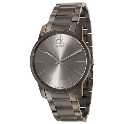 Front view of Calvin Klein City Men's Swiss Quartz (Battery-Powered) Watch K2G21920