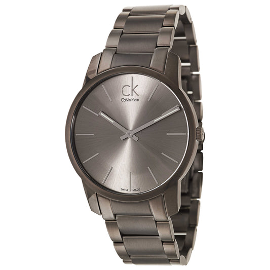 Front view of Calvin Klein City Men's Swiss Quartz (Battery-Powered) Watch K2G21920