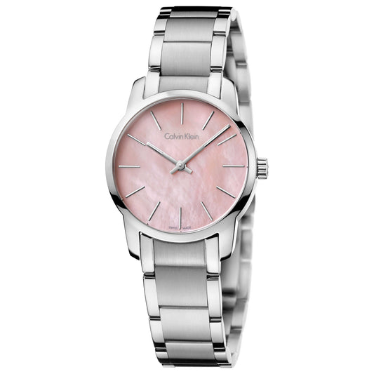 Front view of Calvin Klein City Women's Swiss Quartz (Battery-Powered) Watch K2G2314E