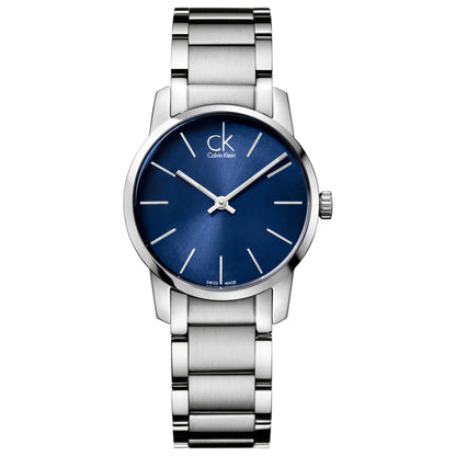 Front view of Calvin Klein City Women's Swiss Quartz (Battery-Powered) Watch K2G2314N