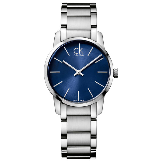 Front view of Calvin Klein City Women's Swiss Quartz (Battery-Powered) Watch K2G2314N