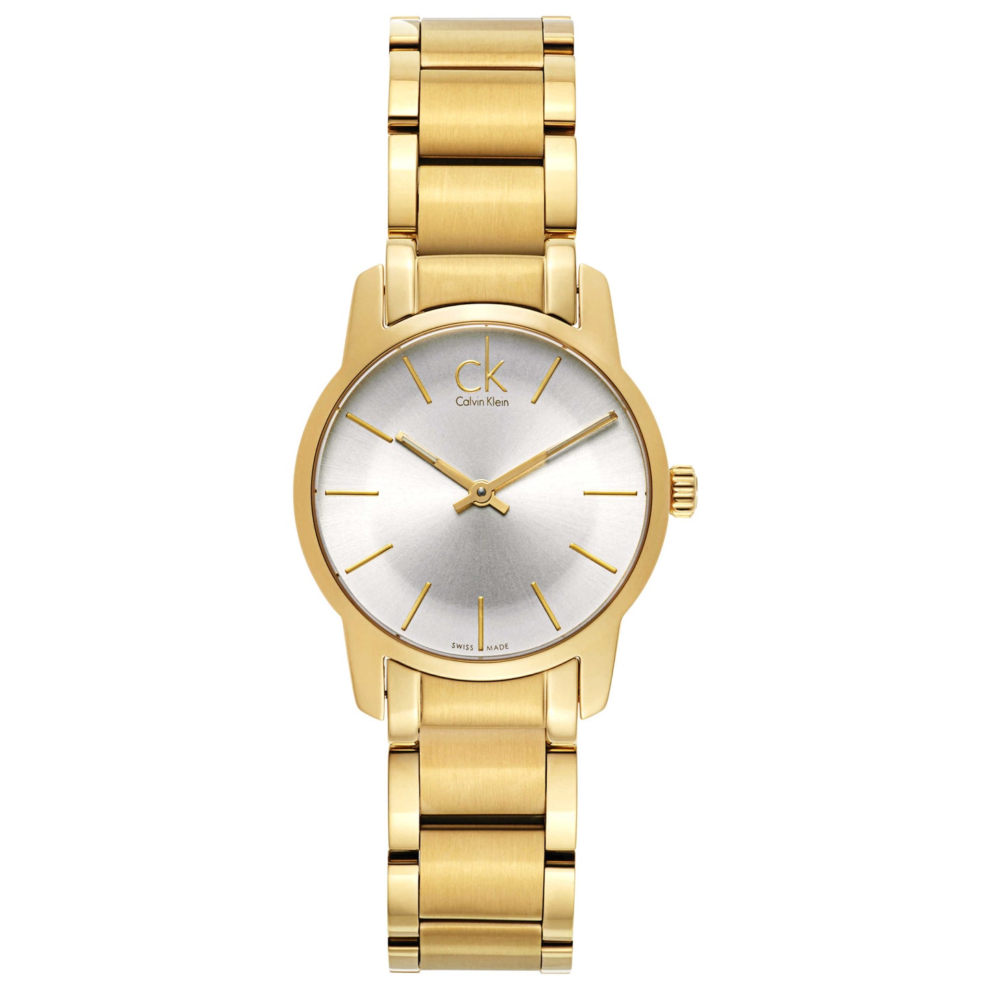 Front view of Calvin Klein City Women's Swiss Quartz (Battery-Powered) Watch K2G23546