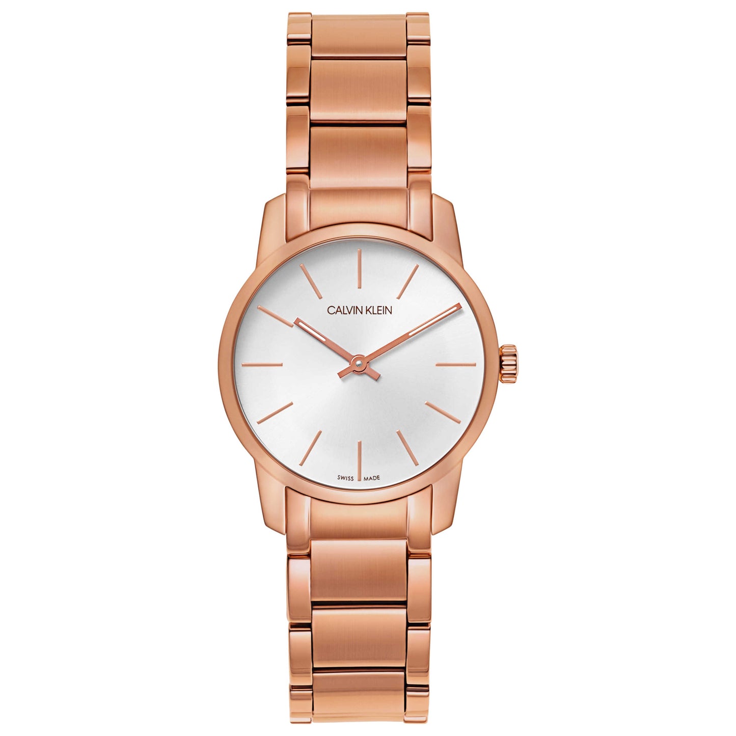 Front view of Calvin Klein City Women's Swiss Quartz (Battery-Powered) Watch K2G23646