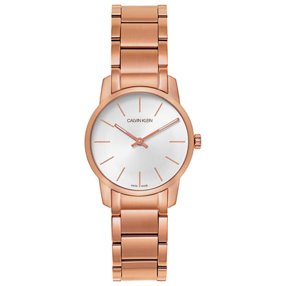 Front view of Calvin Klein City Women's Swiss Quartz (Battery-Powered) Watch K2G23646