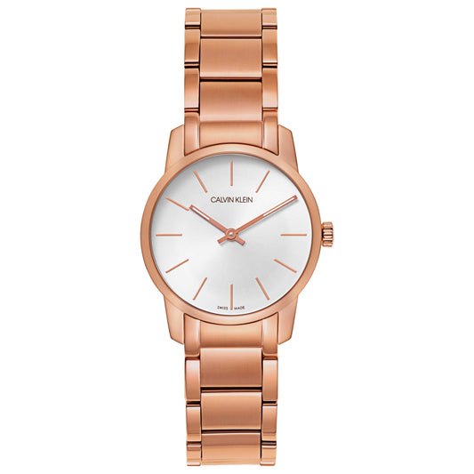 Front view of Calvin Klein City Women's Swiss Quartz (Battery-Powered) Watch K2G23646