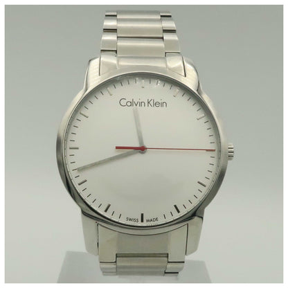Front view of Calvin Klein City Men's Swiss Quartz (Battery-Powered) Watch K2G2G1Z6-PO