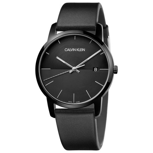 Front view of Calvin Klein City Men's Quartz Watch K2G2G4C1