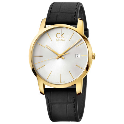 Front view of Calvin Klein City Men's Swiss Quartz (Battery-Powered) Watch K2G2G5C6