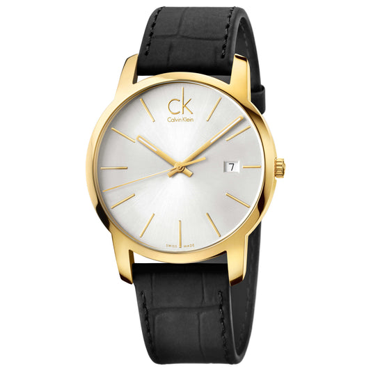 Front view of Calvin Klein City Men's Swiss Quartz (Battery-Powered) Watch K2G2G5C6