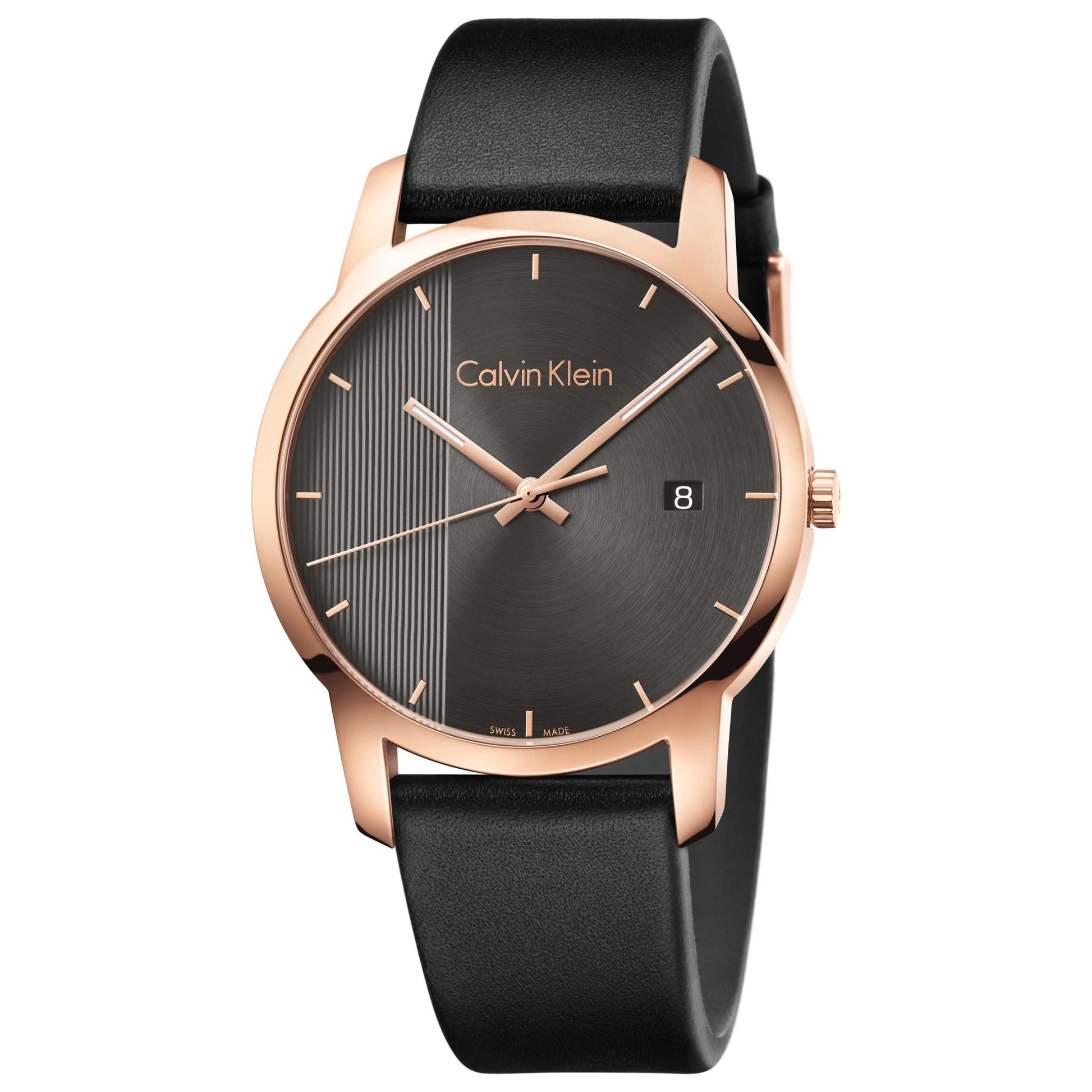 Front view of Calvin Klein City Men's Swiss Quartz (Battery-Powered) Watch K2G2G6C3