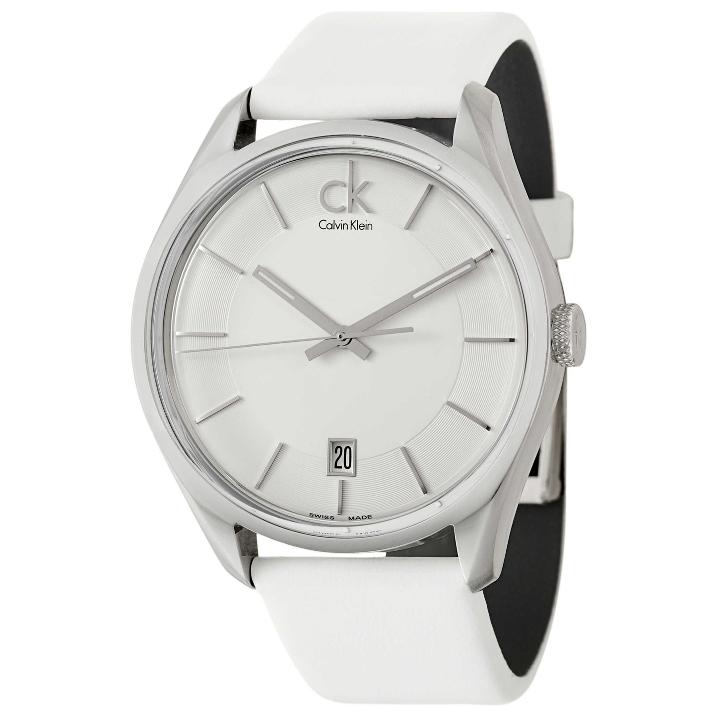 Front view of Calvin Klein Masculine Men's Swiss Quartz (Battery-Powered) Watch K2H21101
