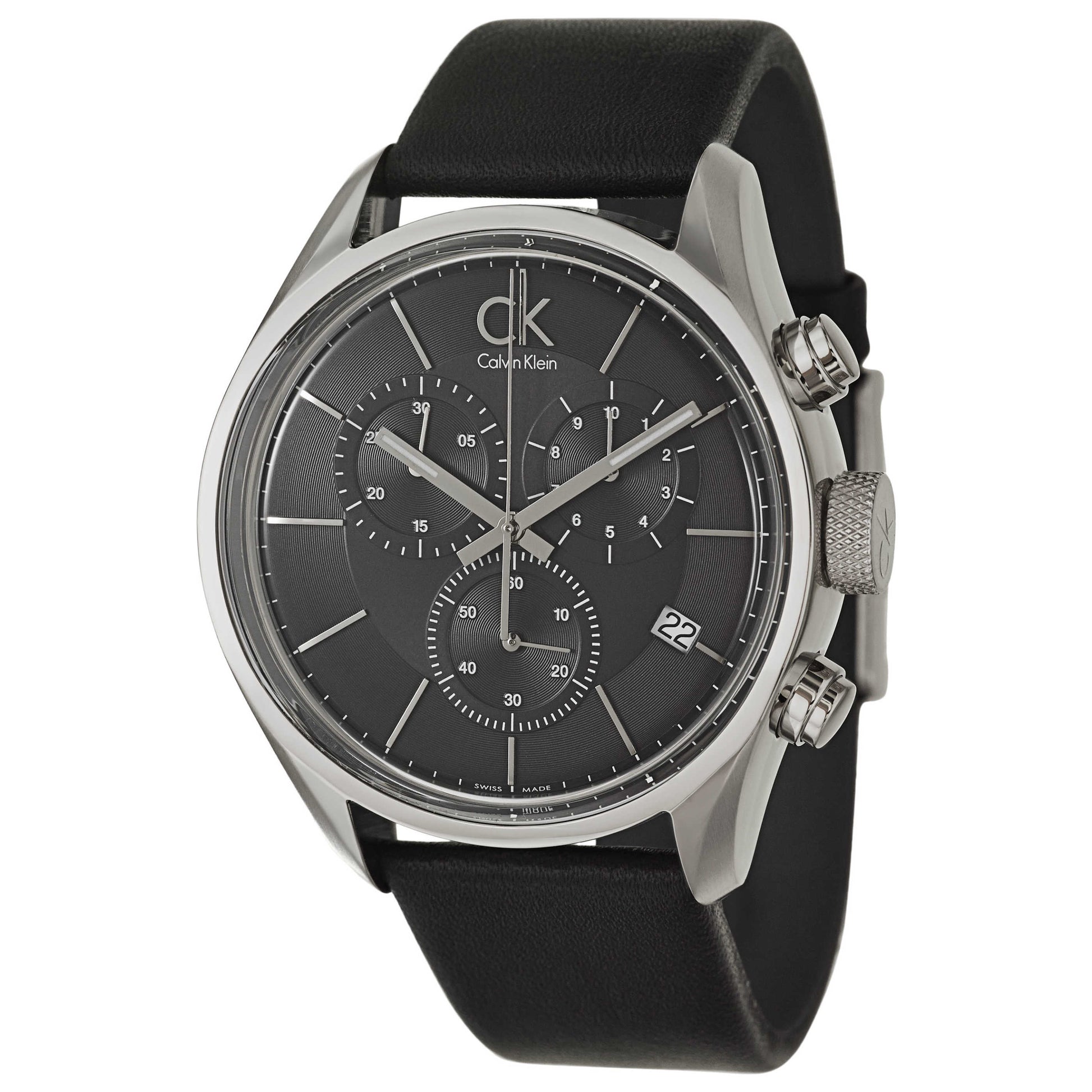 Front view of Calvin Klein Masculine Men's Swiss Quartz (Battery-Powered) Watch K2H27102