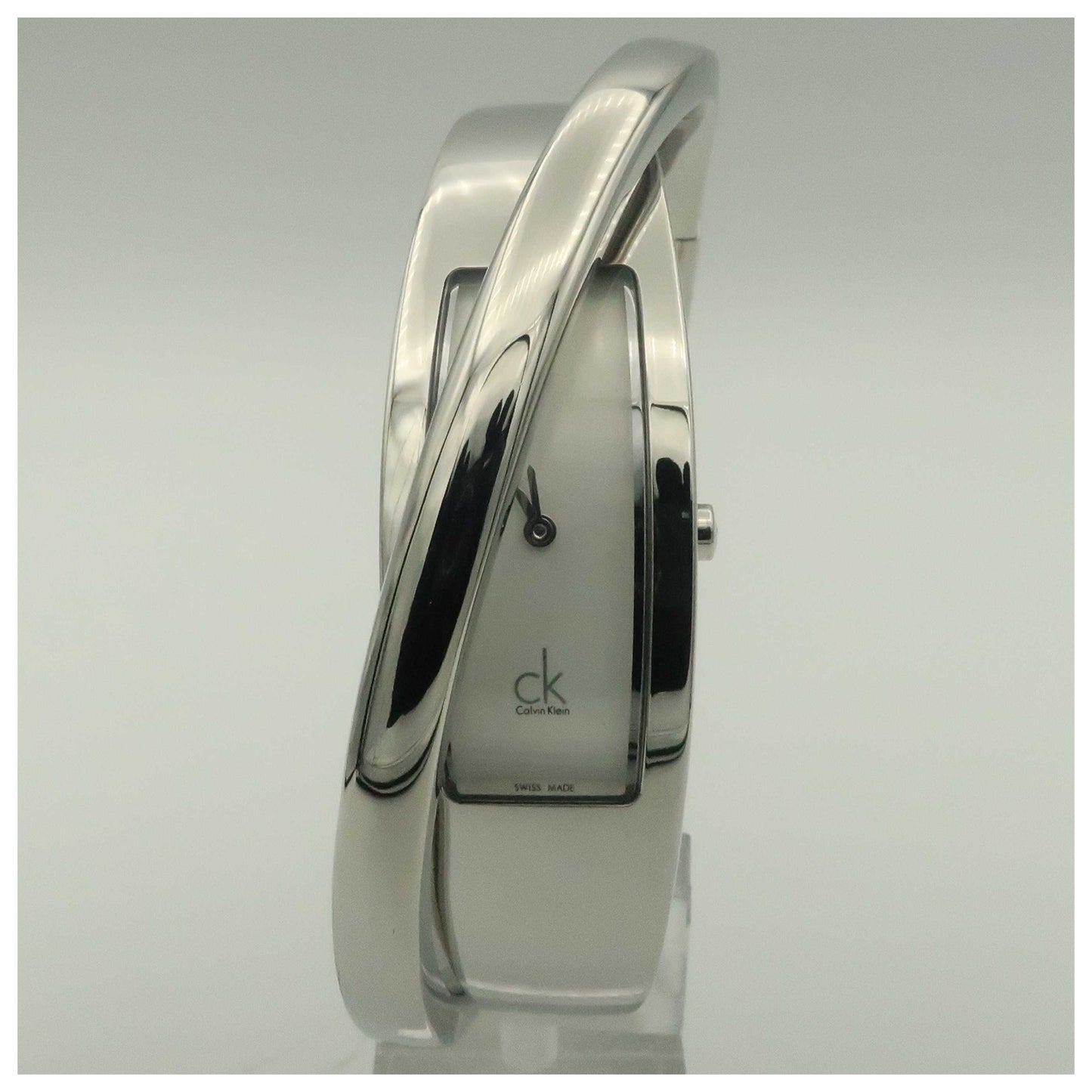 Front view of Calvin Klein Feminine Women's Swiss Quartz (Battery-Powered) Watch K2J23101-SD