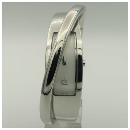 Front view of Calvin Klein Feminine Women's Swiss Quartz (Battery-Powered) Watch K2J23101-SD