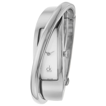 Front view of Calvin Klein Feminine Women's Swiss Quartz (Battery-Powered) Watch K2J23101