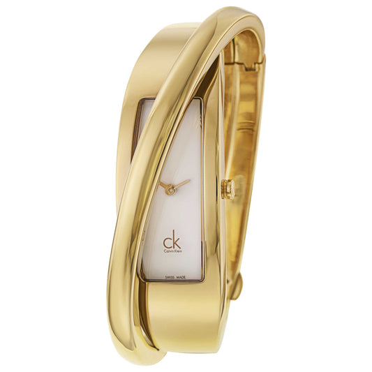 Front view of Calvin Klein Feminine Women's Swiss Quartz (Battery-Powered) Watch K2J23501