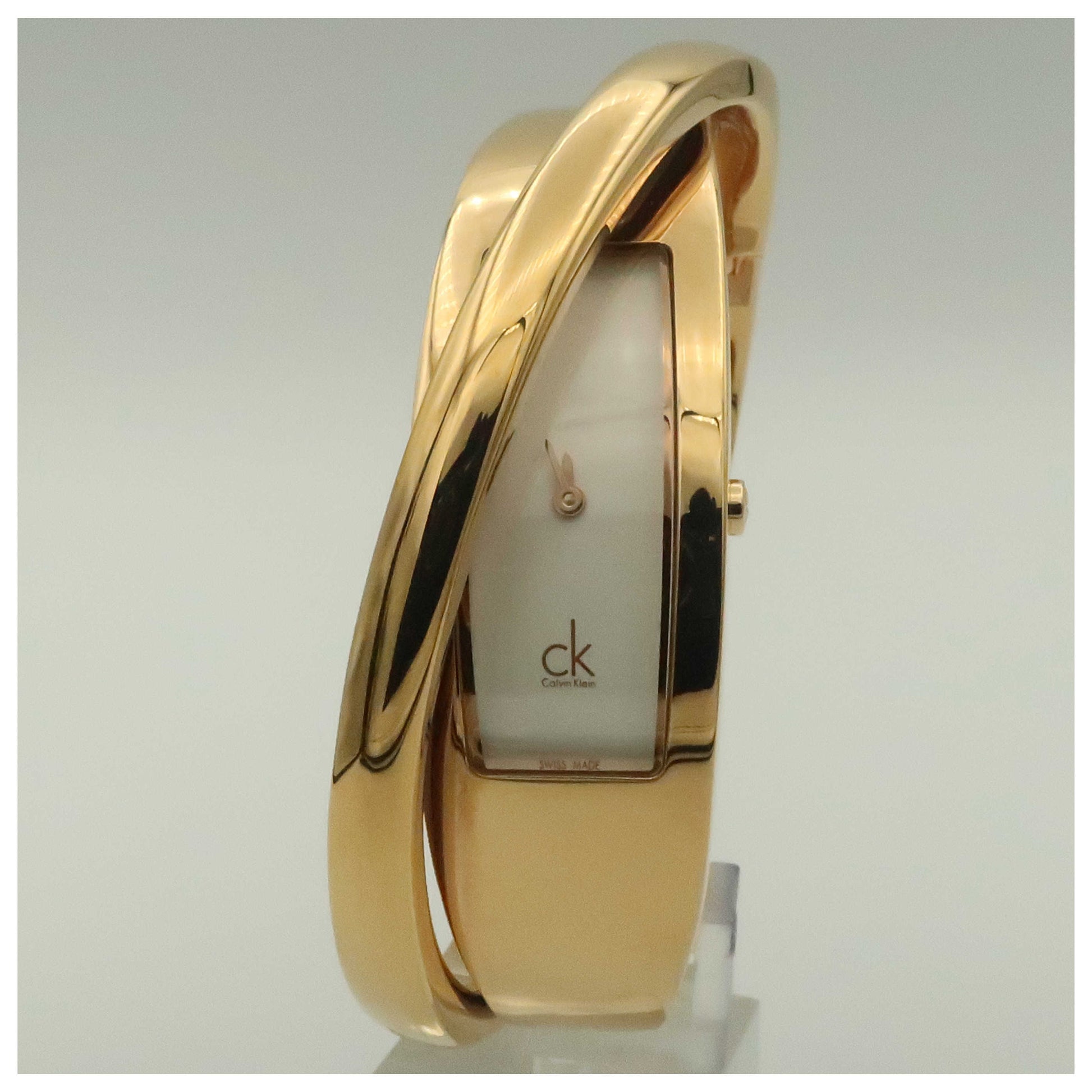 Front view of Calvin Klein Feminine Women's Swiss Quartz (Battery-Powered) Watch K2J23601-PO