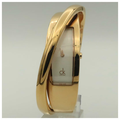 Front view of Calvin Klein Feminine Women's Swiss Quartz (Battery-Powered) Watch K2J23601-PO
