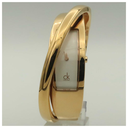 Front view of Calvin Klein Feminine Women's Swiss Quartz (Battery-Powered) Watch K2J23601-PO