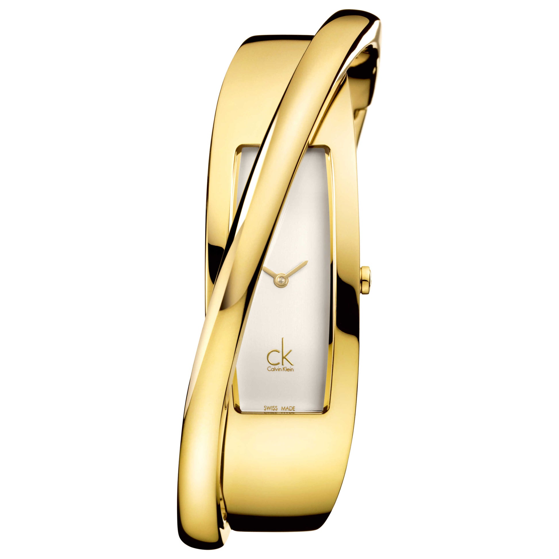 Front view of Calvin Klein Feminine Women's Swiss Quartz (Battery-Powered) Watch K2J24501