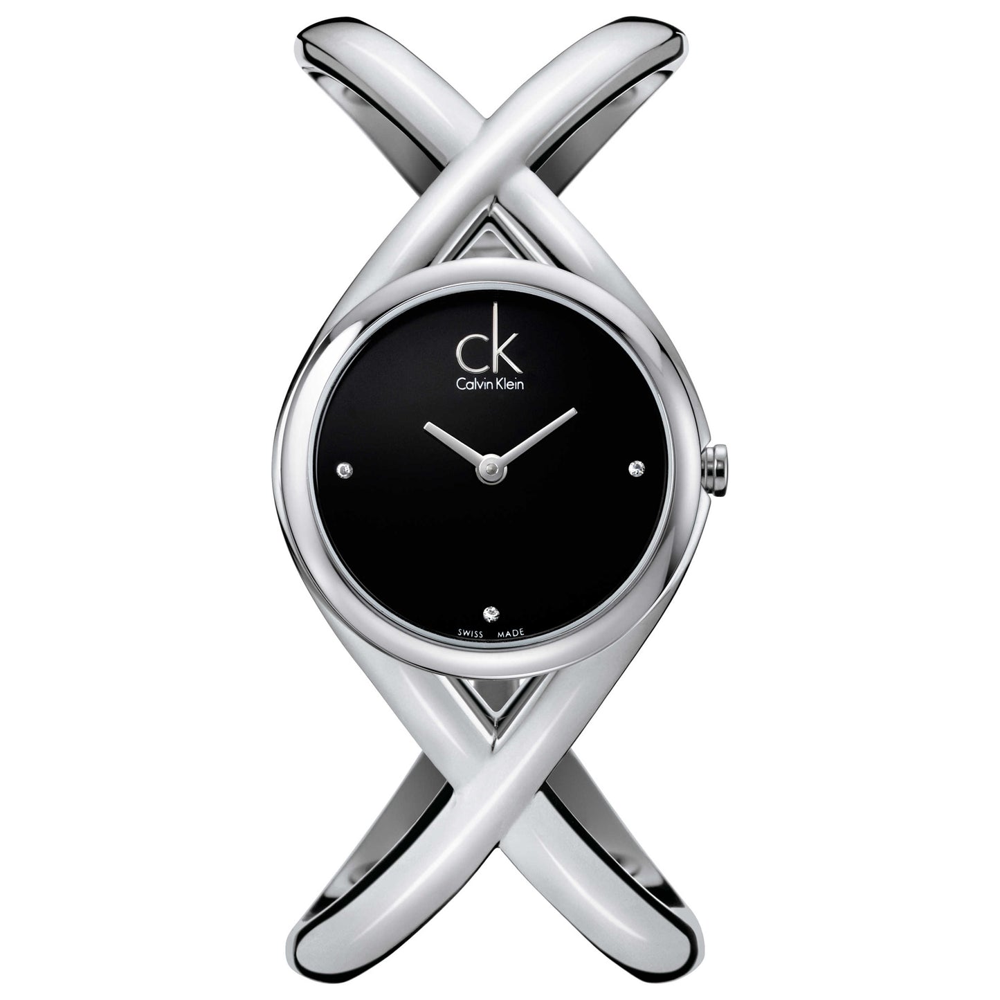 Front view of Calvin Klein Enlace Women's Swiss Quartz (Battery-Powered) Watch K2L23104